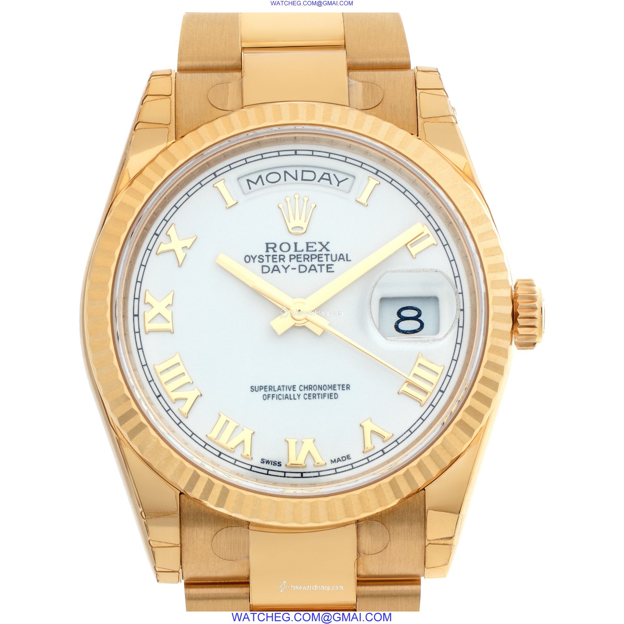 Rolex 118238 Day-Date Automatic Unisex 18k yellow gold