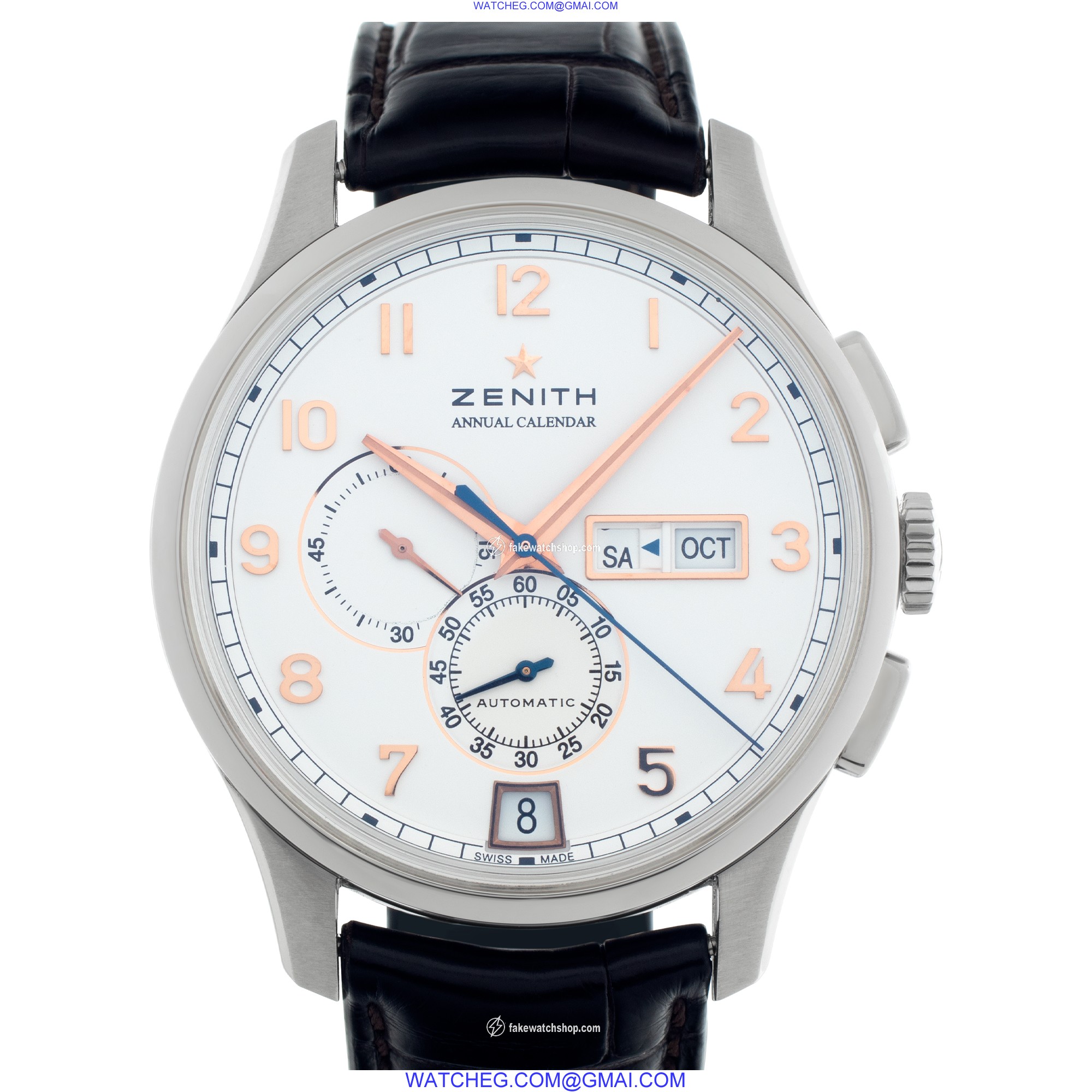 Zenith 03.2072.4054.01.c711 El Primero Automatic Male Stainless Steel