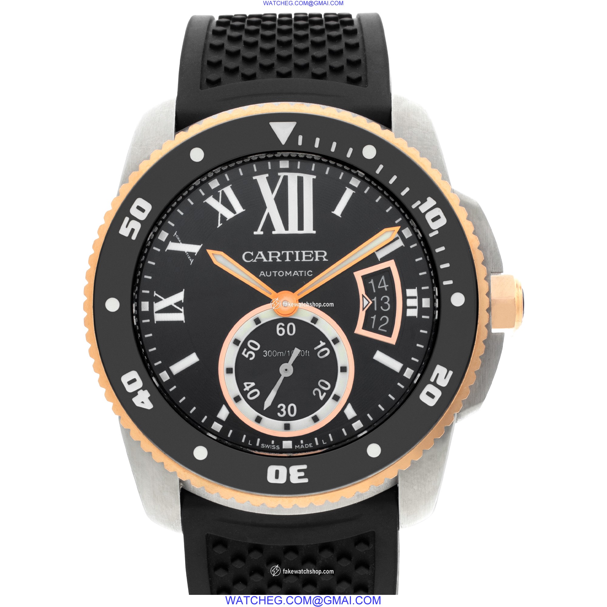 Cartier w7100055 Calibre Automatic Male Stainless Steel