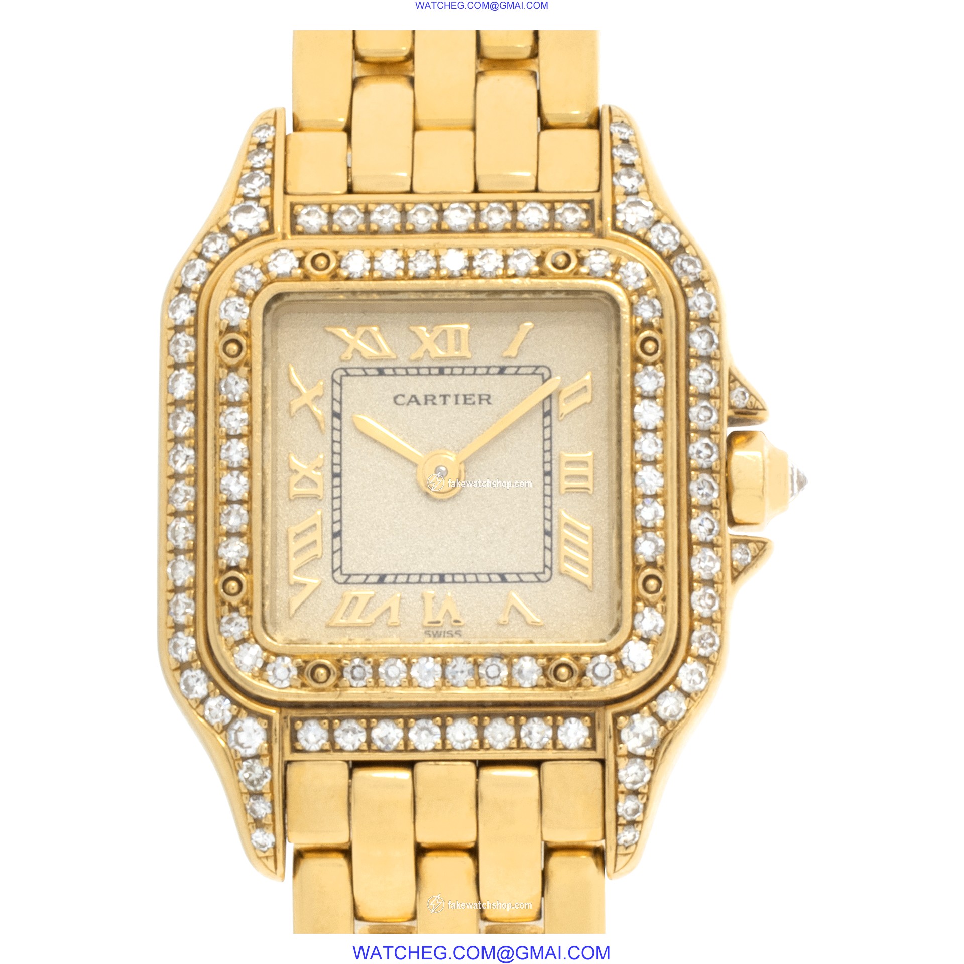 Cartier WF3072B9 Panthere Quartz Female 18k yellow gold