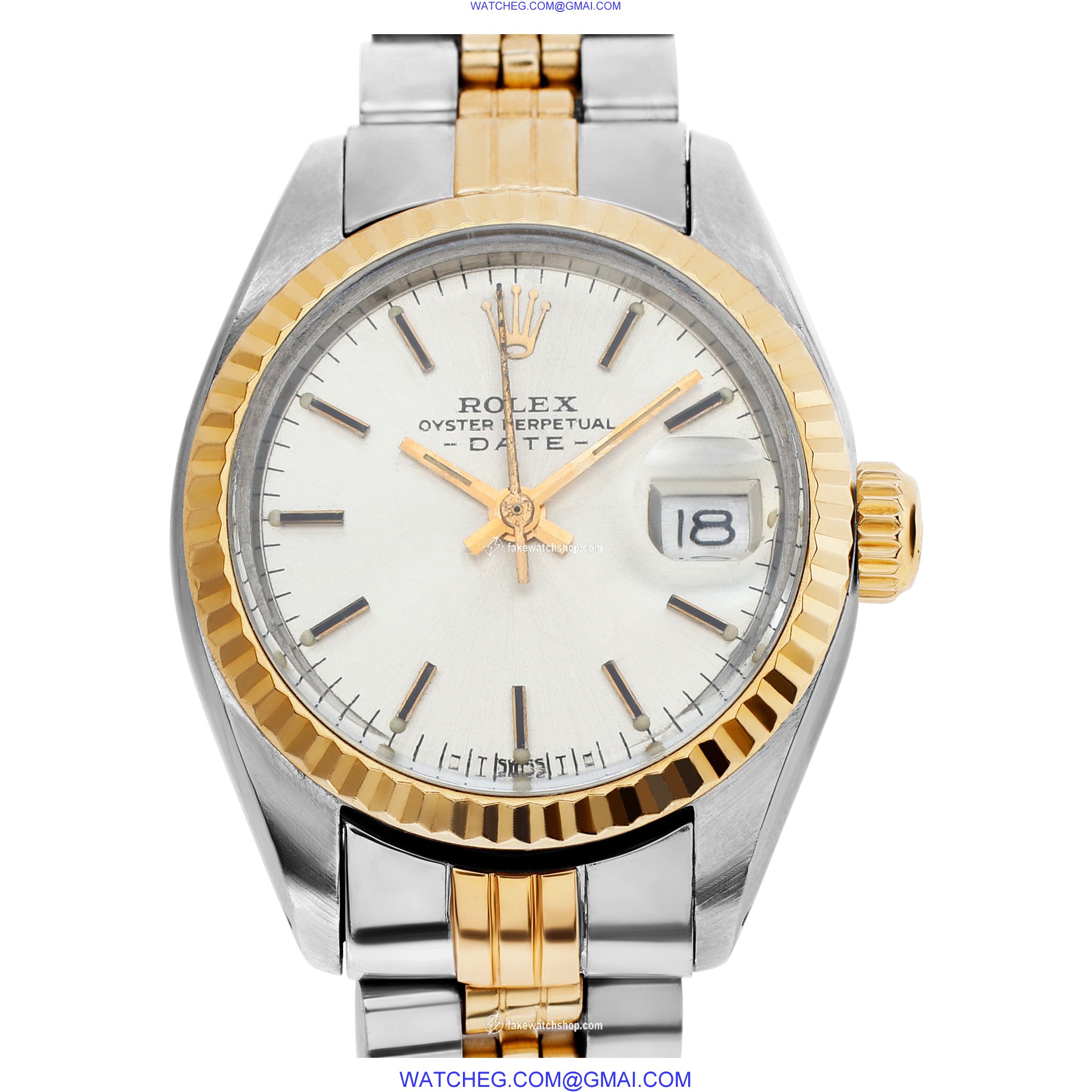 Rolex 6917 Date Automatic Female 14k gold & Stainless Steel