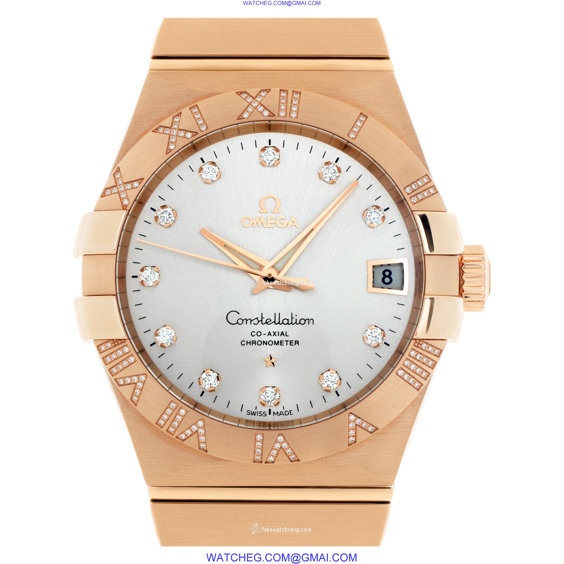 Omega 123.55.38.21.52.007 Constellation Automatic Unisex 18k yellow gold