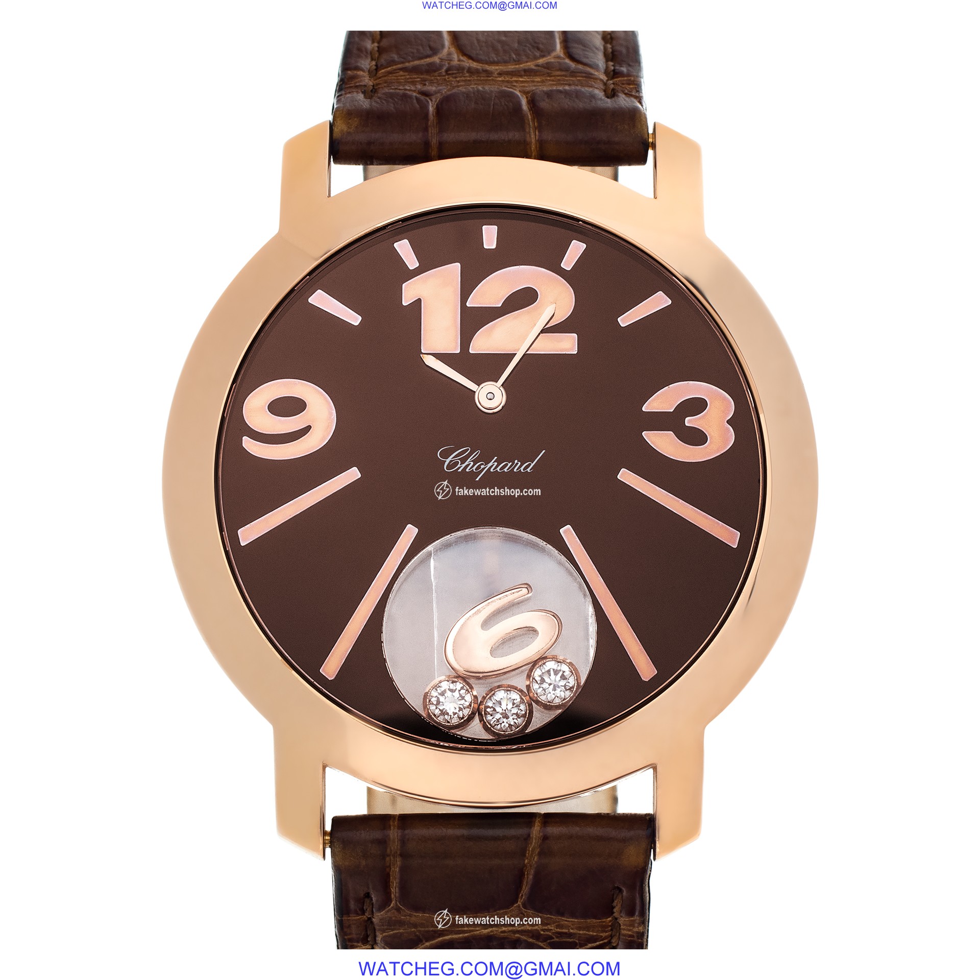 Chopard 4176 Happy Diamond Quartz Unisex 18k rose gold