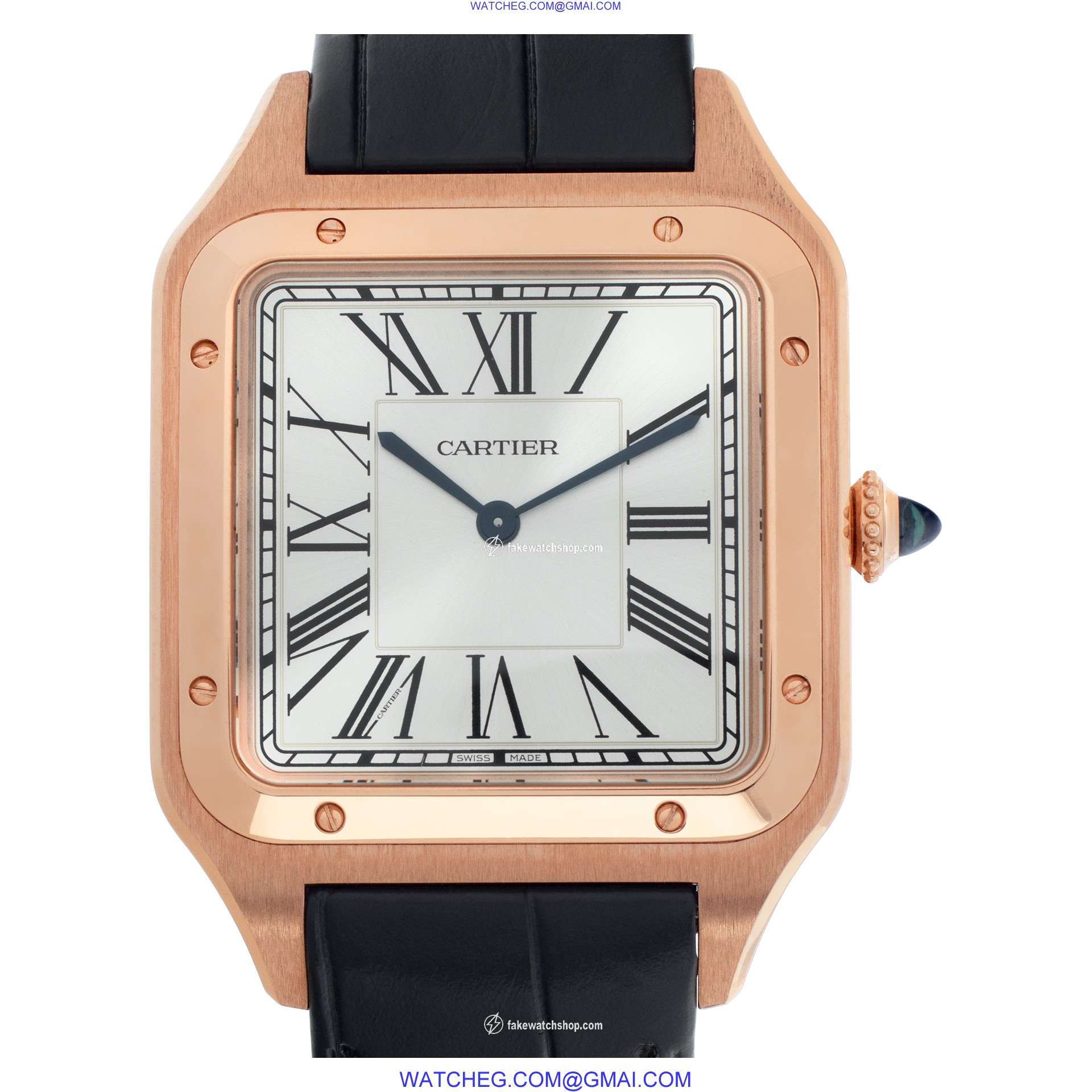 Cartier wgsa0032 Santos Dumont Manual Male 18k rose gold