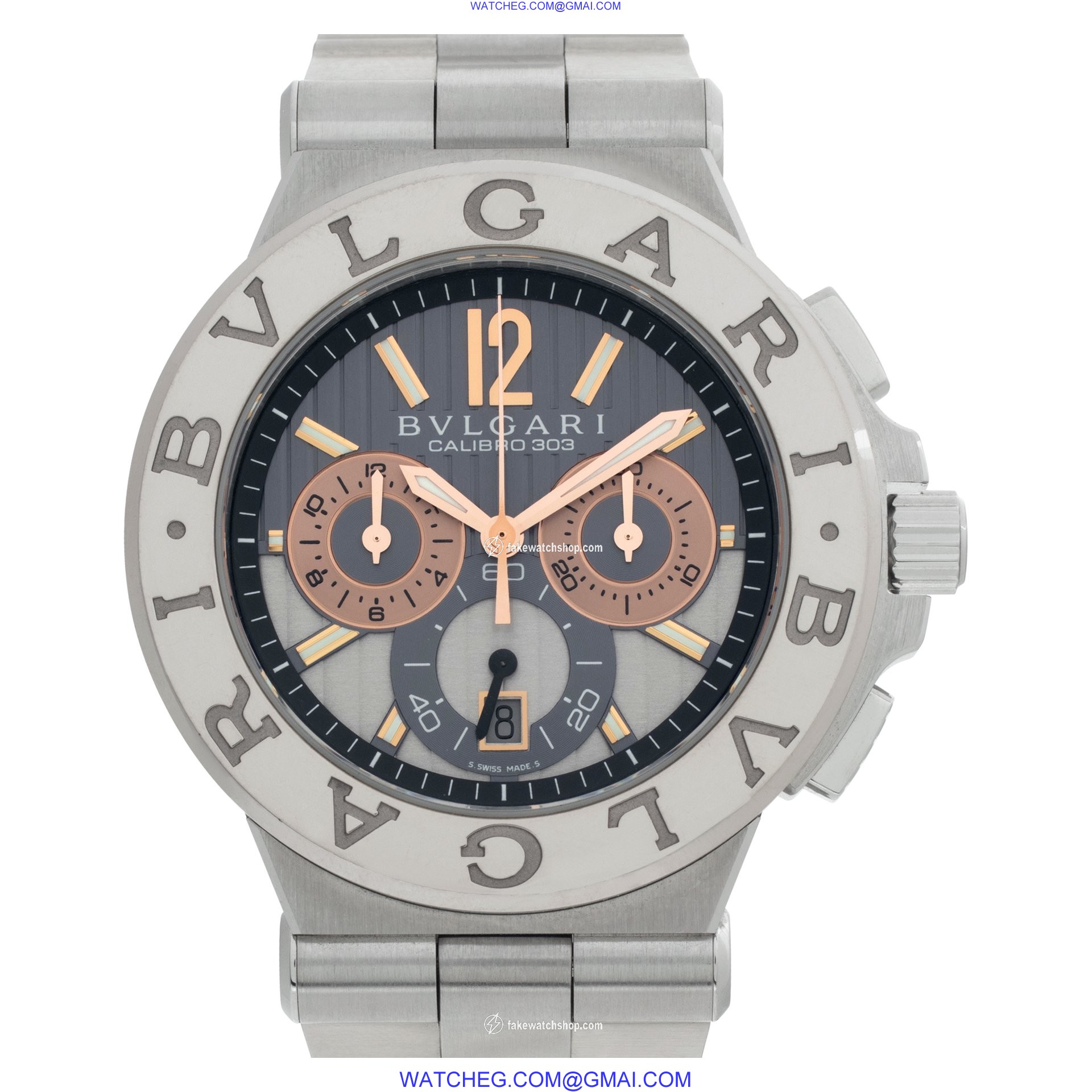 Bvlgari DG 42 SWG CH Diagono Automatic Male Stainless Steel