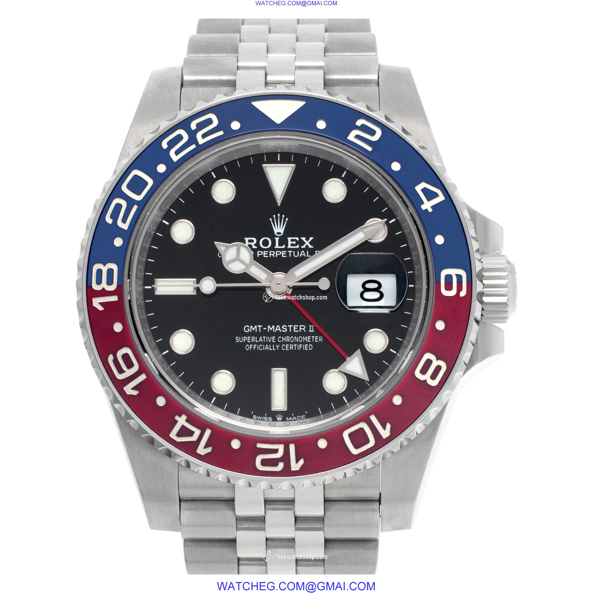 Rolex 126710 GMT Master II Pepsi Automatic Male Stainless Steel