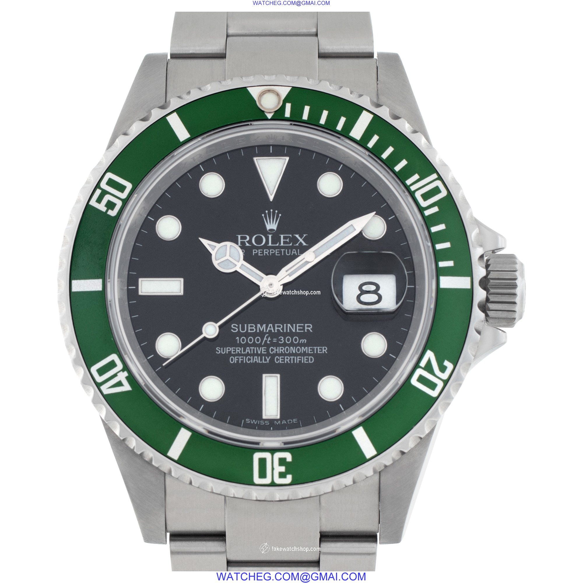 Rolex 16610lv Submariner Kermit Automatic Male Stainless Steel