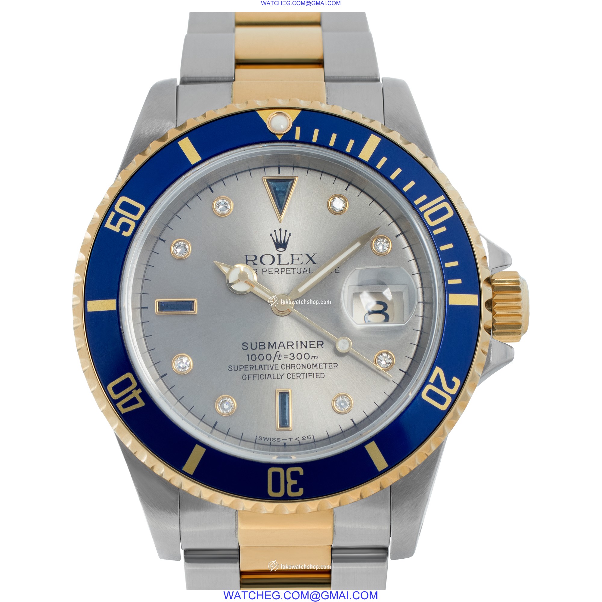 Rolex 16613 Submariner Automatic Unisex 18k gold & Stainless Steel