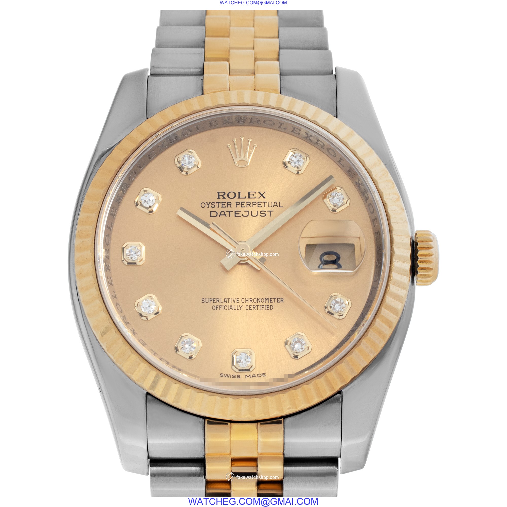 Rolex 116233 Datejust Automatic Unisex 18k gold & Stainless Steel
