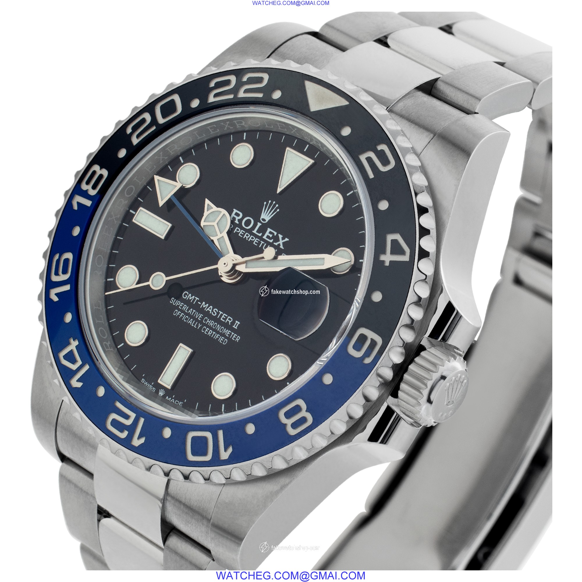 Rolex 126710 GMT Master II Batman Automatic Unisex Stainless Steel