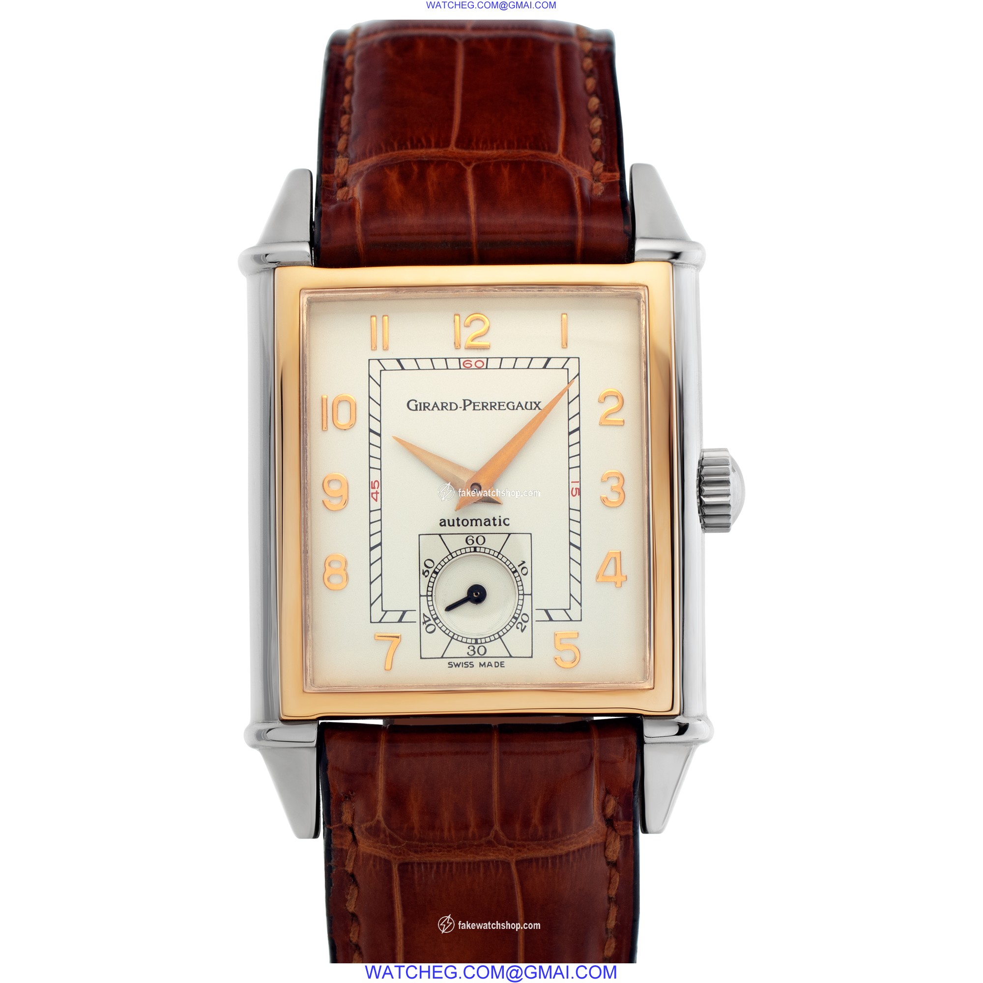 Girard Perregaux 2594 Vintage 1945 Automatic Male stainless steel & rose gold