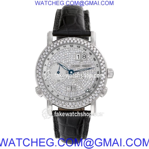 Ulysse Nardin 320-22 GMT-Master II Automatic Male 18k White Gold 2
