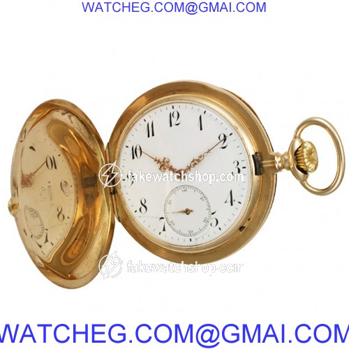 IWC 568502 pocket watch Manual Male 14k yellow gold 2