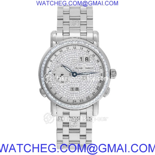 Ulysse Nardin 320-8 GMT-Master II Automatic Male 18k White Gold 2