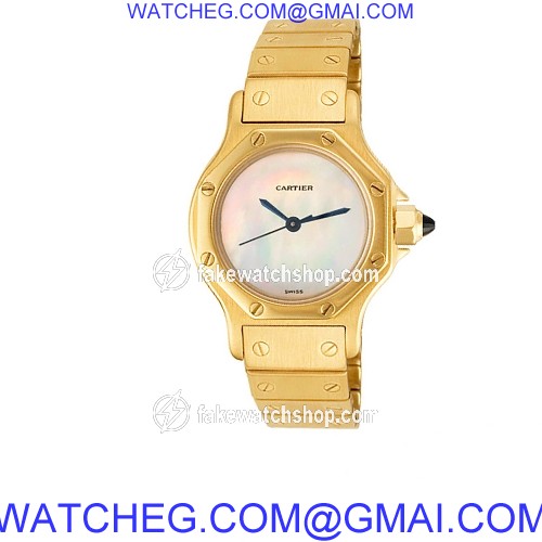 Cartier 60045 Santos Automatic Female 18k yellow gold 2