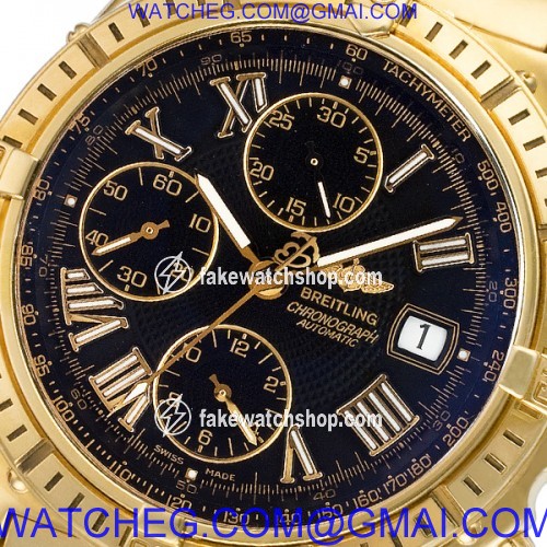 Breitling K13055 Chronomat Automatic Male 18k yellow gold 2