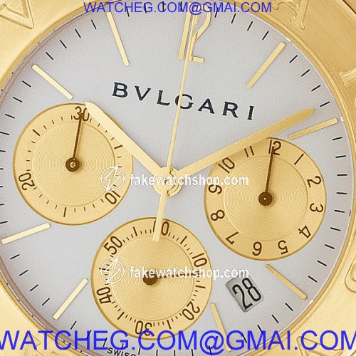 Bvlgari CH 35 G  Quartz Male 18k yellow gold 2