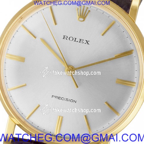 Rolex 9659J Precision Manual Male 18k yellow gold 2