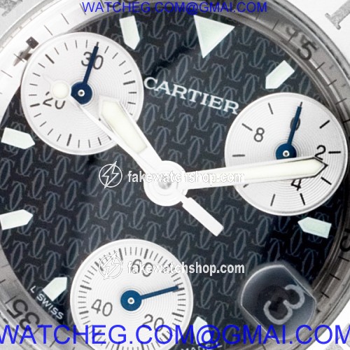 Cartier W10125U2 2424 Chronoscaph 21 Quartz Male Stainless Steel 2