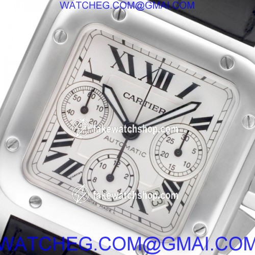 Cartier WX20090X8 Santos 100 Automatic Male Stainless Steel 2