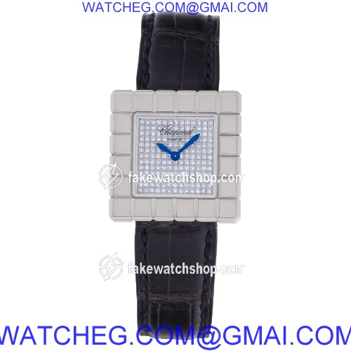 Chopard 127407-1003 Ice Cube Quartz Female 18k yellow gold 2