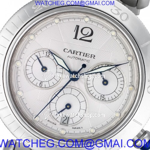 Cartier w31030h3 Pasha Chronograph Automatic Male Stainless Steel 2