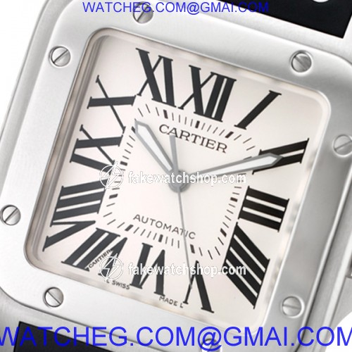 Cartier W20121U2 Santos 100 Automatic Male Stainless Steel 2