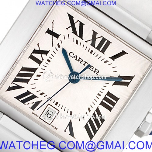 Cartier w51002Q3 Tank Francaise Automatic Male Stainless Steel 2