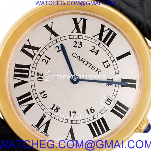 Cartier W6700455 Ronde Solo Quartz Male 18k yellow gold 2