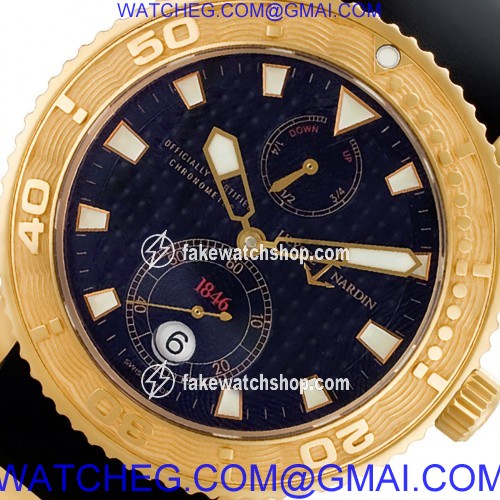 Ulysse Nardin 266-51 Maxi Marine Automatic Male 18k yellow gold 2