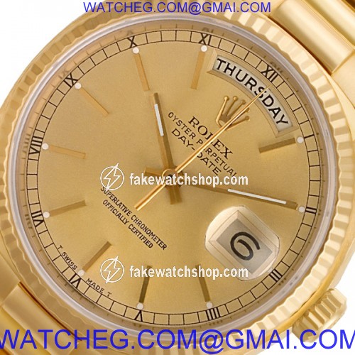 Rolex 18038 Day-Date Automatic Male 18k yellow gold 2