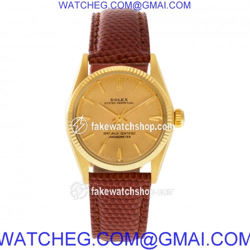 Rolex 6551 Oyster Perpetual Automatic Unisex 14k yellow gold 2