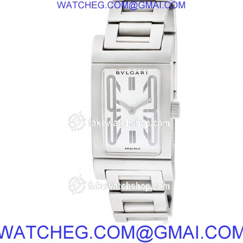 Bvlgari rt 39 s Rettangolo Quartz Female Stainless Steel 2