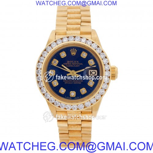 Rolex 6927 Datejust Automatic Female 18k yellow gold 2