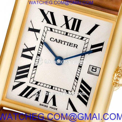 Cartier W1529756 Tank Quartz Male 18k yellow gold 2