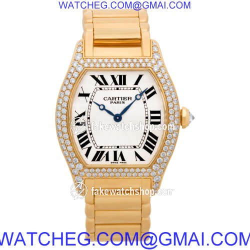 Cartier Cartier 2559 Tortue Manual Unisex 18k yellow gold 2