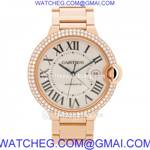 Cartier WE9008Z3 Ballon Bleu Automatic Male 18k rose gold 2