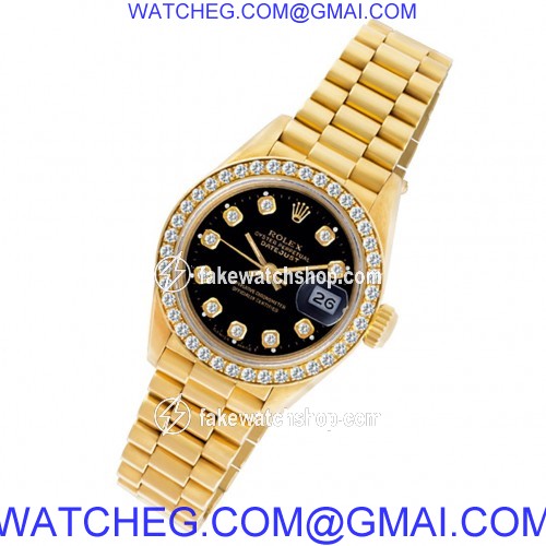 Rolex 69178 Datejust Automatic Female 18k yellow gold 2