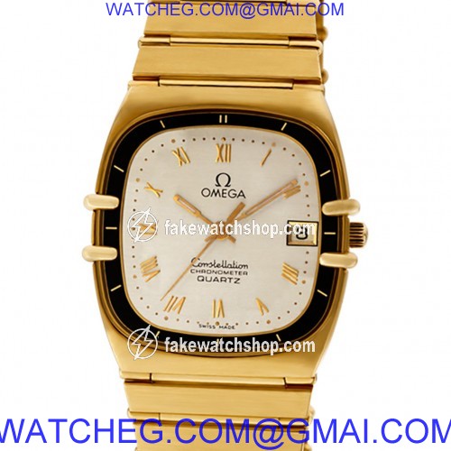 Omega 1431 Constellation Quartz Unisex 18k yellow gold 2