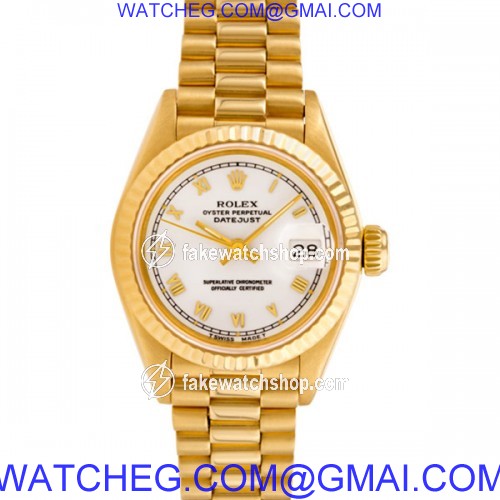 Rolex 69178 Datejust Automatic Female 18k yellow gold 2