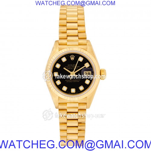 Rolex 69178 Datejust Automatic Female 18k yellow gold 2
