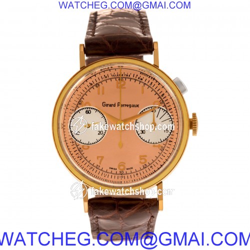 Girard Perregaux Vintage Chronograph Manual Male Gold Fill 2