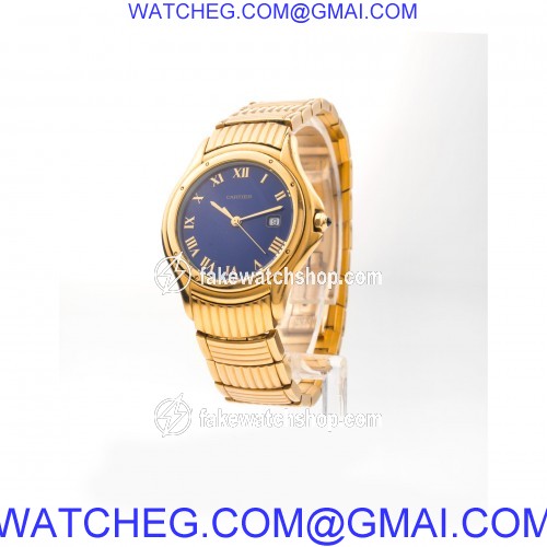 Cartier 1170 Cougar Quartz Unisex 18k yellow gold 2