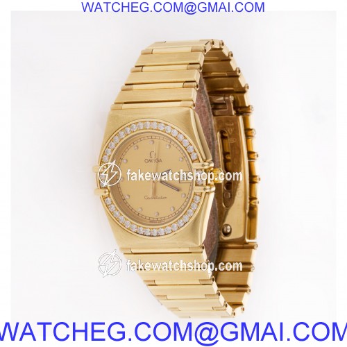 Omega Omega 3061 Constellation Quartz Female 18k yellow gold 2