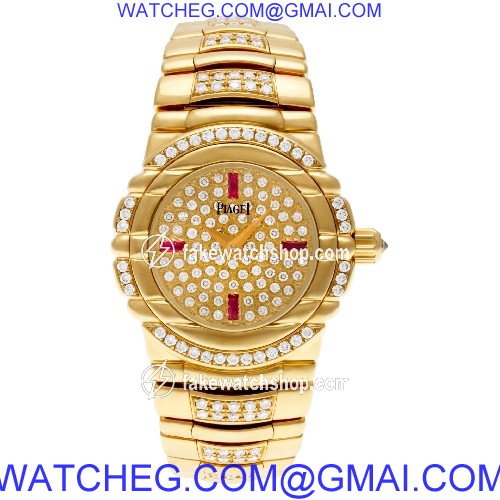 Piaget 16035 M 404 D Tanagra Quartz Female 18k Yellow Gold 2