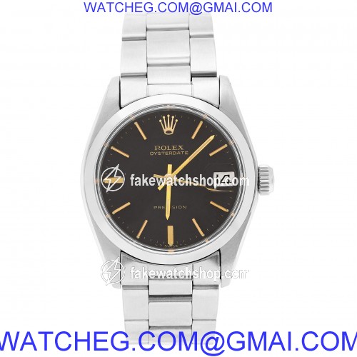 Rolex 6466 Oyster Date Manual Unisex Stainless Steel 2