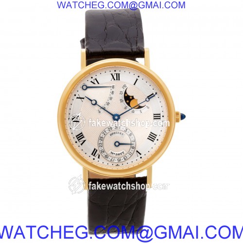 Breguet 3130 Power Reserve Manual Male 18k yellow gold 2