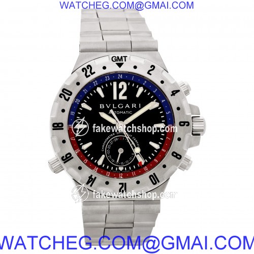 Bvlgari GMT 40 S Diagono Automatic Male Stainless Steel 2