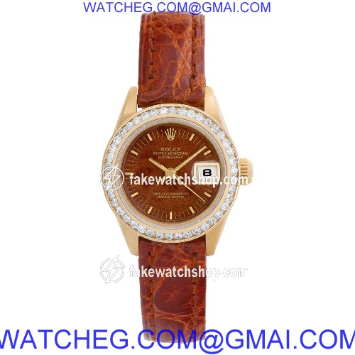 Rolex 69178 Datejust Automatic Female 18k Yellow Gold 2