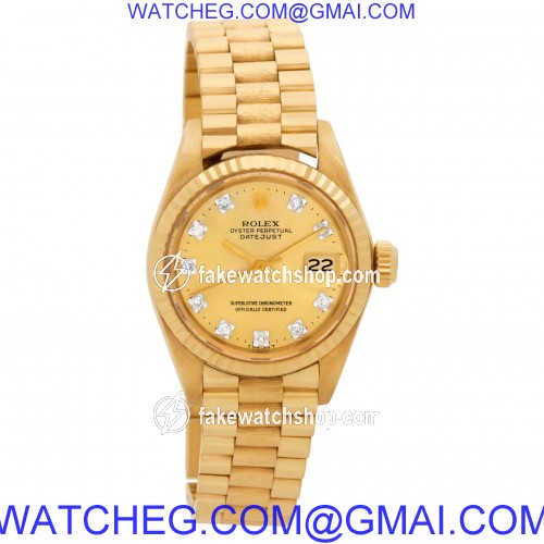 Rolex 6917 Datejust Automatic Female 18k yellow gold 2
